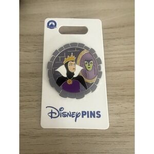 2025 Disney The Evil Queen and Magic Mirror Pin Snow White and the Seven Dwarfs